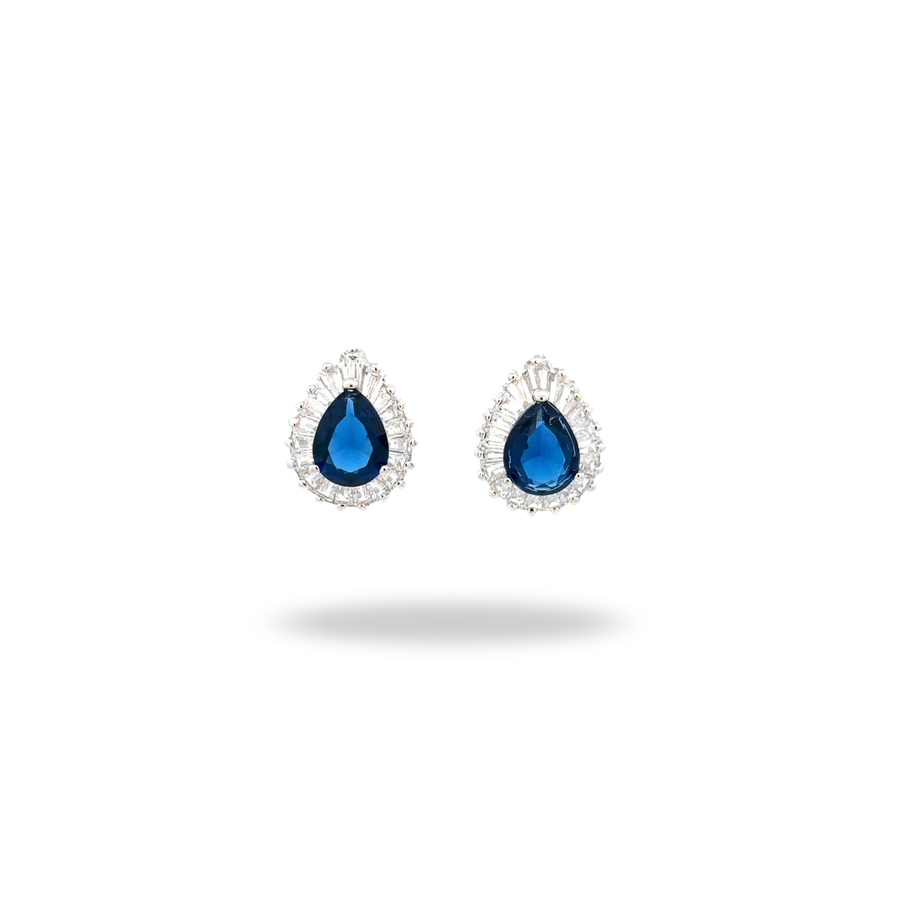 Aretes Gota Royal – Plata 925 con rodio