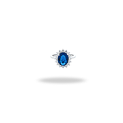 Anillo Heirloom Azul – Plata 925 con rodio
