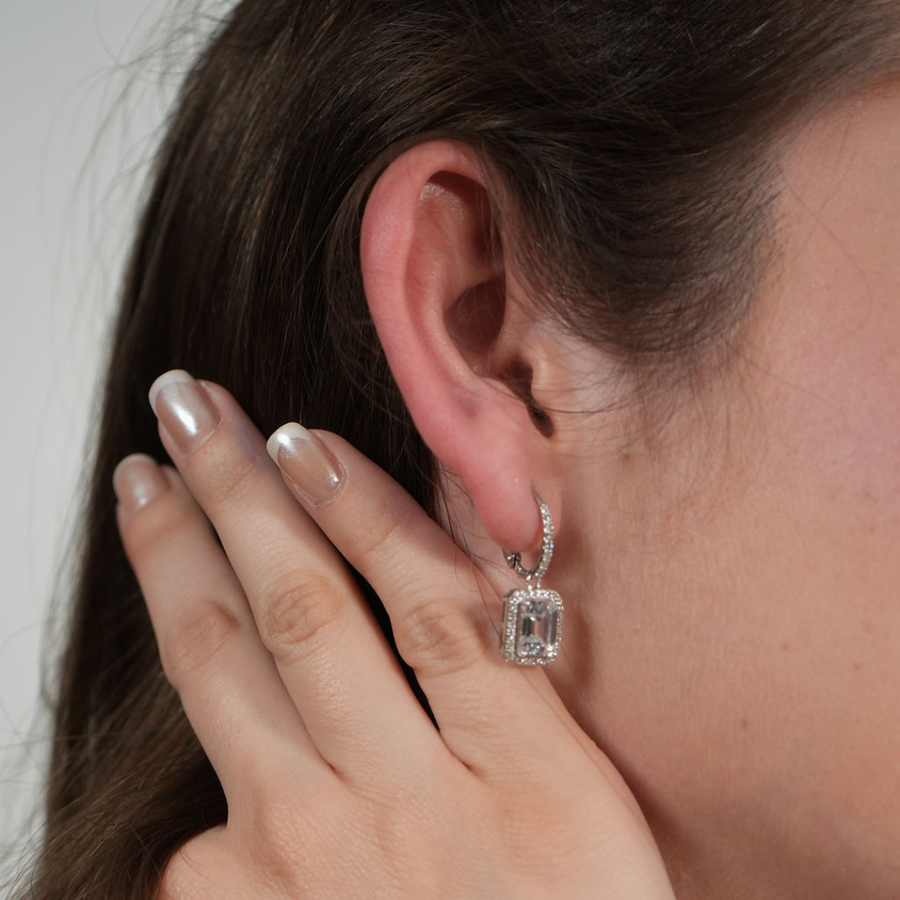 Arracadas Corte Esmeralda – Lujo que trasciende el tiempo