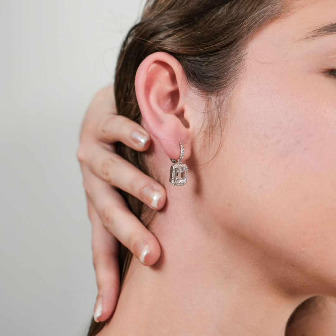 Arracadas Corte Esmeralda – Lujo que trasciende el tiempo