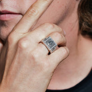 Anillo Masónico para Caballero – Plata .925 con rodio