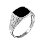 Anillo Celta Negro para Caballero – Plata .925 con rodio