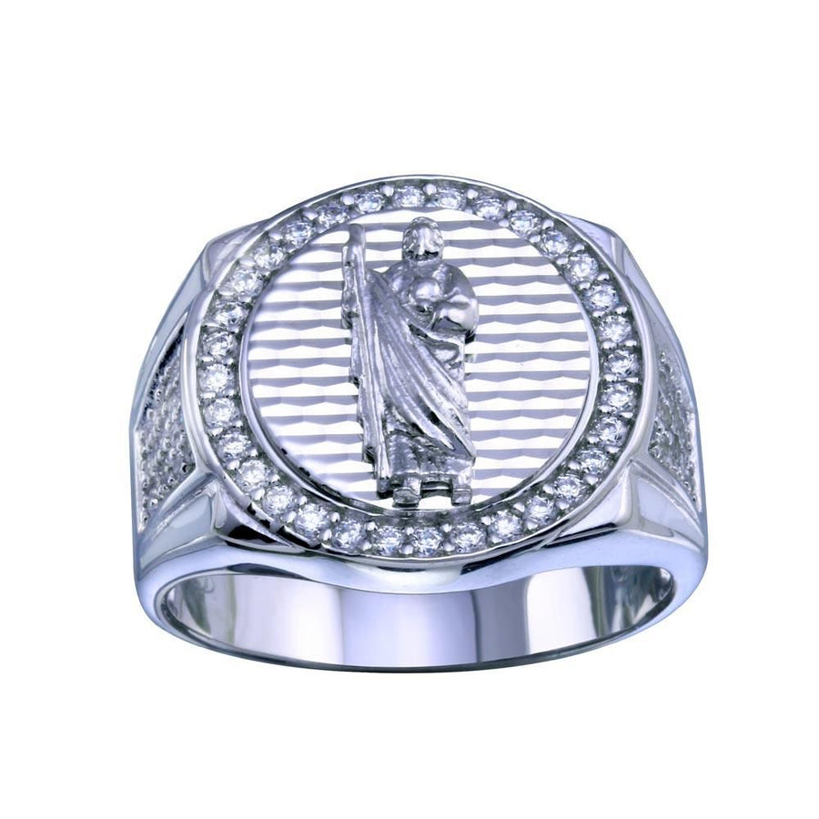 Anillo San Judas para Caballero – Plata .925 con rodio