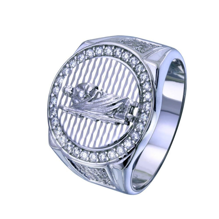 Anillo San Judas para Caballero – Plata .925 con rodio