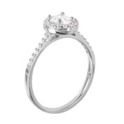 Anillo Solitario Redondo en Plata 925 – Brillo centrado