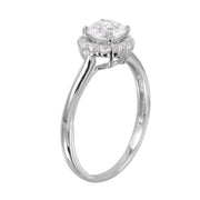 Anillo Cúmulo de Circonitas Redondas en Plata 925 – Brillo central