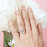 Anillo Solitario Cuadrado en Plata 925 – Diseño limpio y moderno