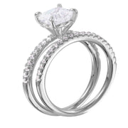 Anillo Solitario Cuadrado en Plata 925 – Diseño limpio y moderno