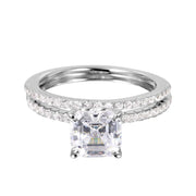 Anillo Solitario Cuadrado en Plata 925 – Diseño limpio y moderno