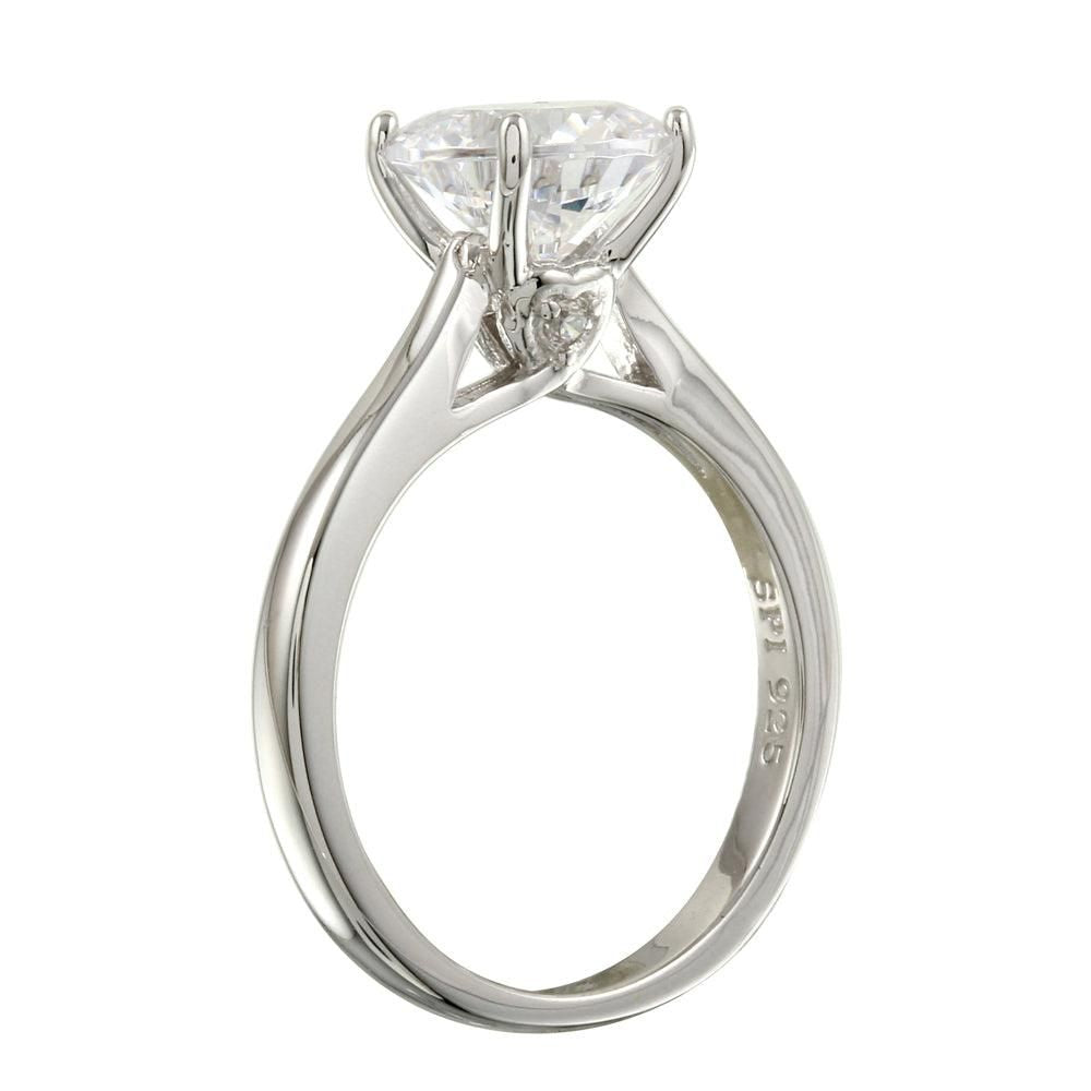 Anillo Solitario Corazón en Plata 925 – Brillo que enamora