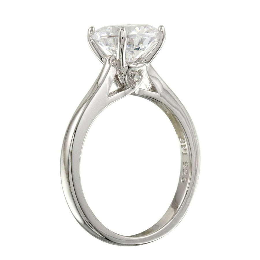 Anillo Solitario Corazón en Plata 925 – Brillo que enamora