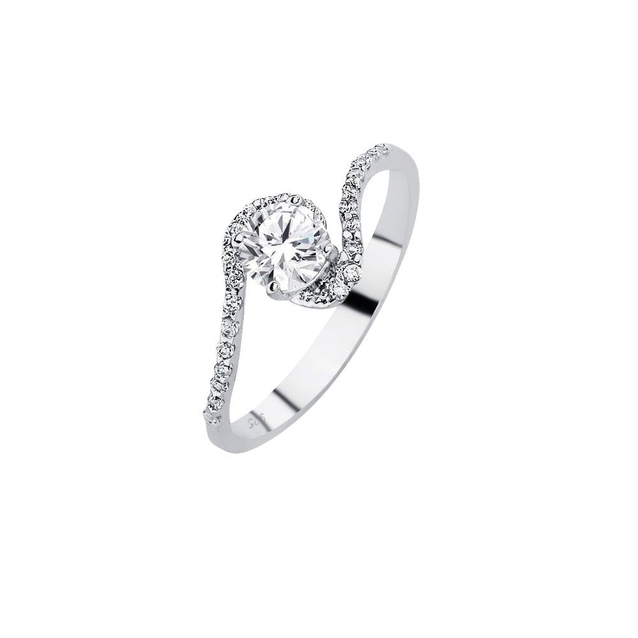 Anillo Vórtice con Pavé en Plata 925 – Brillo en cada giro