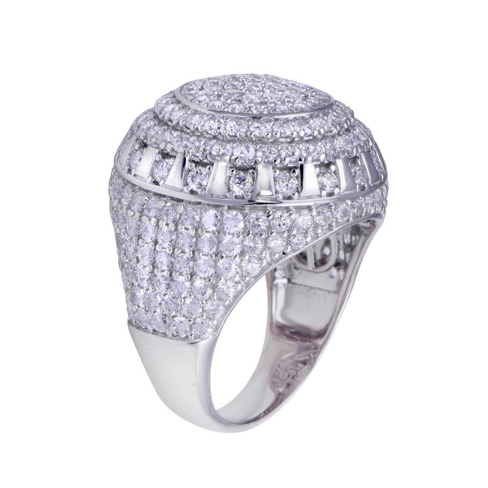 Anillo Domo Campeón para Caballero – Plata .925 con rodio