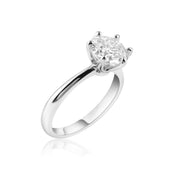 Anillo Compromiso Moissanita 2 ct en Plata 925 – Brillo de alta gama