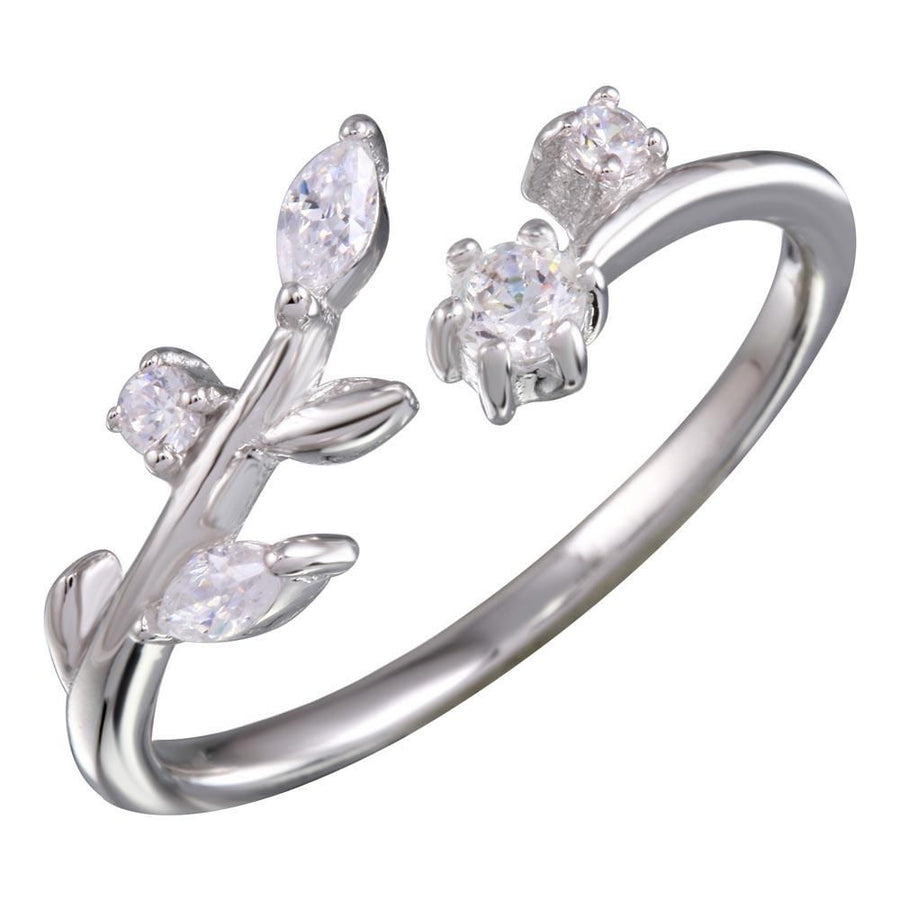 Anillo Tallo con Zirconia en Plata 925 – Delicadeza sofisticada