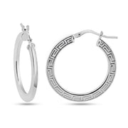 Aretes Aro Celta en Plata 925 – Brillo natural