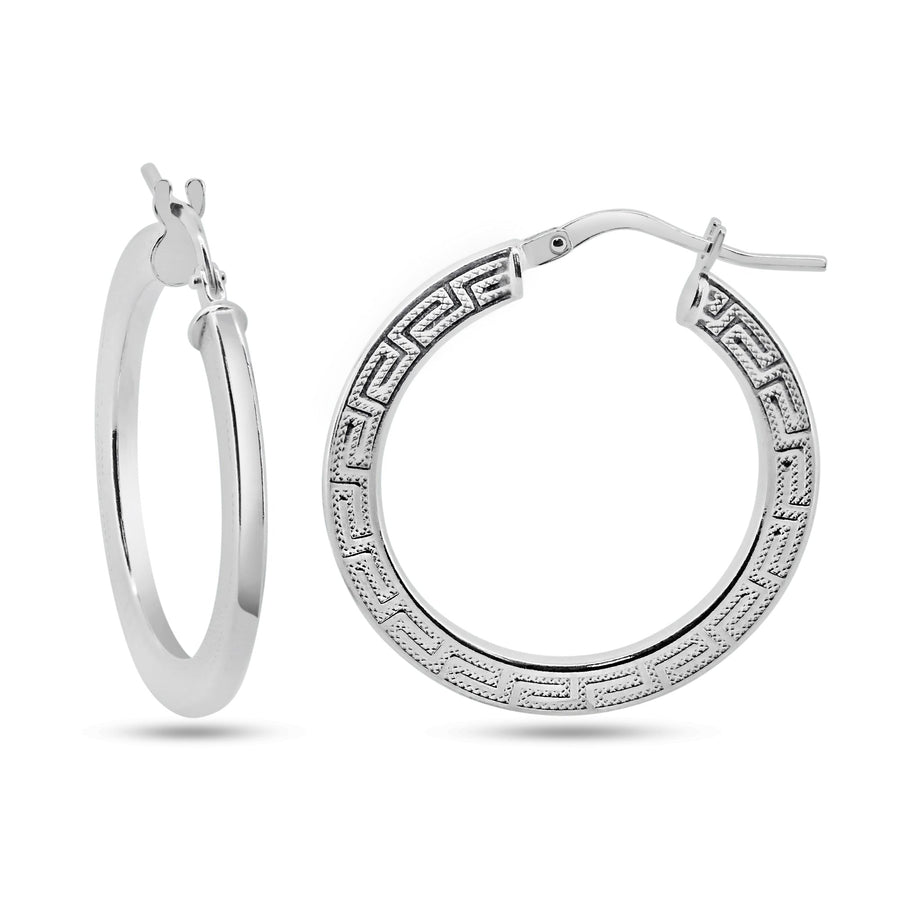 Aretes Aro Celta en Plata 925 – Brillo natural