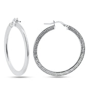Aretes Aro Celta en Plata 925 – Brillo natural