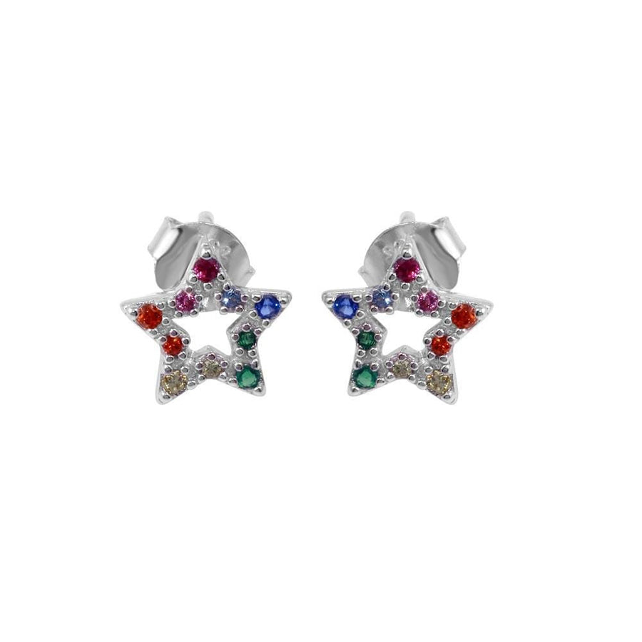 Broqueles Estrella Multicolor – Brilla con todos tus colores