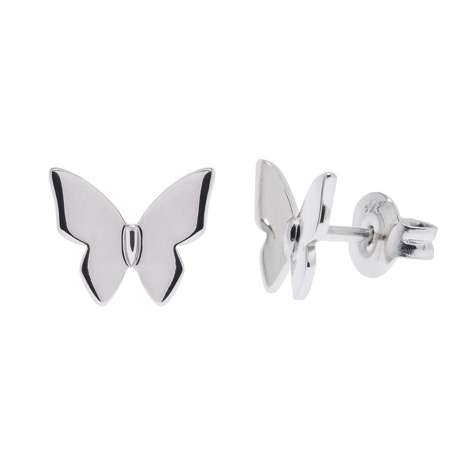 Broqueles Mariposa en Plata 925 – Elegancia sencilla