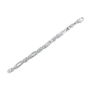 Cadena Figarope de 4,6 mm en Plata 925 – Textura trenzada