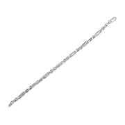 Cadena Figarope de 4,6 mm en Plata 925 – Textura trenzada