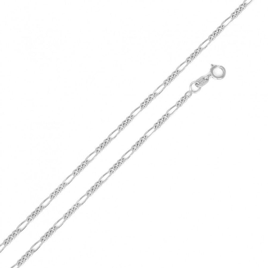 Cadena Figaro de 7,8 mm en Plata 925 – Acabado pulido