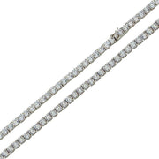 Cadena Tennis Zirconia 3mm - Plata 925 con Rodio
