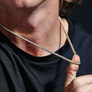 Cadena Tennis Zirconia 3mm - Plata 925 con Rodio