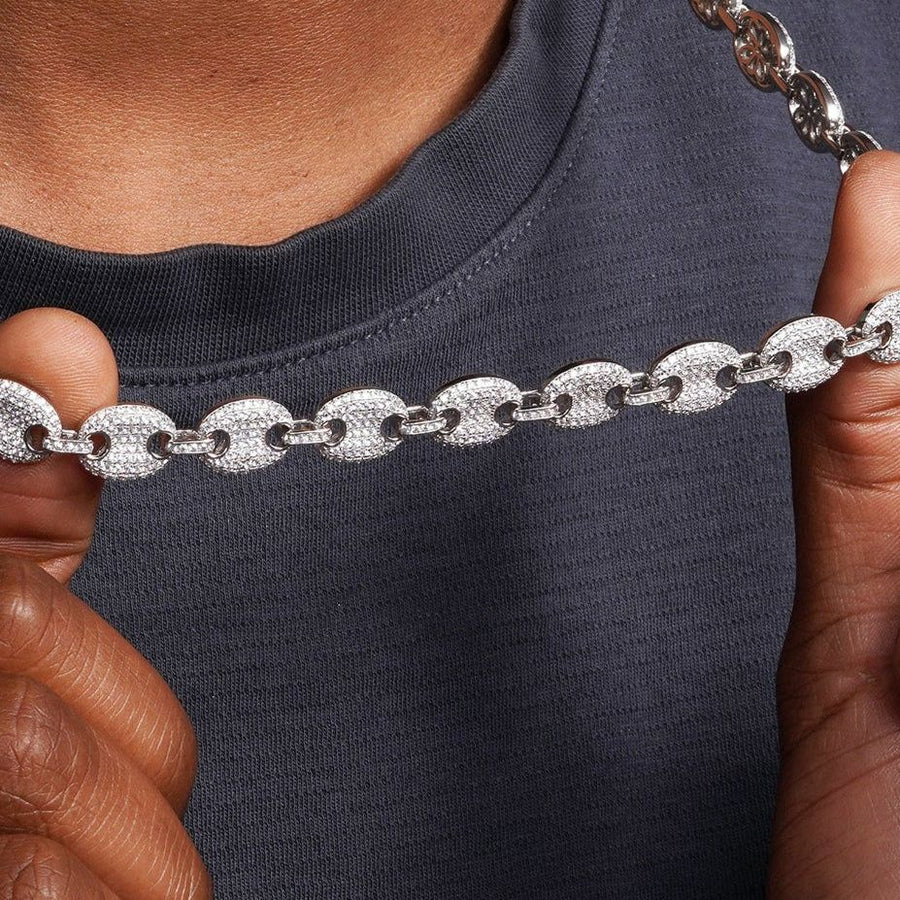 Cadena Eslabón Ovalado con Circonitas en Plata 925 – Brillo que atrapa