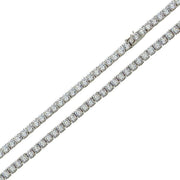 Cadena Tenis con Moissanita de 3 mm en Plata 925 – Brillo de alta gama