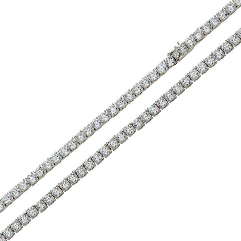 Cadena Tenis con Moissanita de 3 mm en Plata 925 – Brillo de alta gama