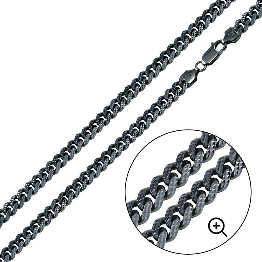 Cadena Miami Cubana Diamantada en Plata 925 – Estilo urbano