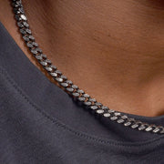 Cadena Miami Cubana Diamantada en Plata 925 – Estilo urbano