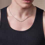 Cadena Rope de 2 mm en Plata 925 – Diseño trenzado