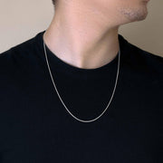Cadena Rope de 2 mm en Plata 925 – Diseño trenzado