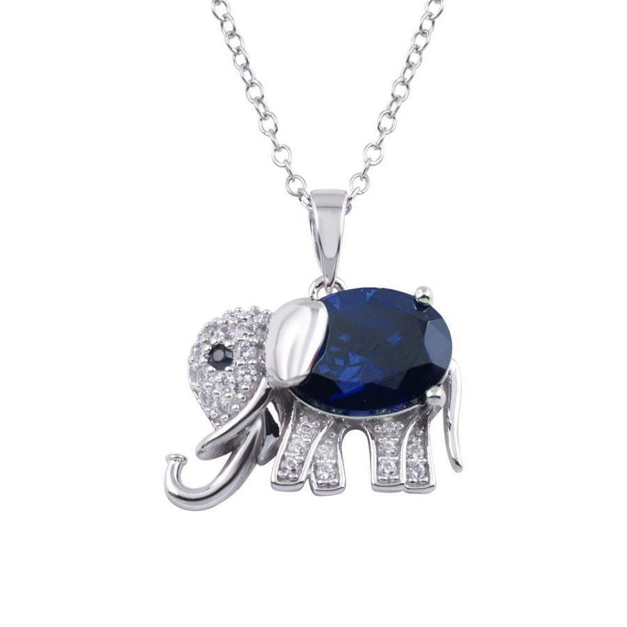 Collar Elefante con Piedra de Nacimiento en Plata 925 – Color personal