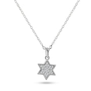 Collar Estrella de David en Plata 925 – Brillo con zirconia