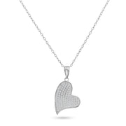 Collar Corazón con Circonita en Plata 925 – Romance sofisticado