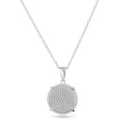 Collar Círculo con Circonitas en Plata 925 – Brillo sutil