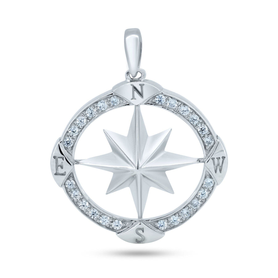 Collar Estrella del Norte con Circonitas en Plata 925 – Guía luminosa