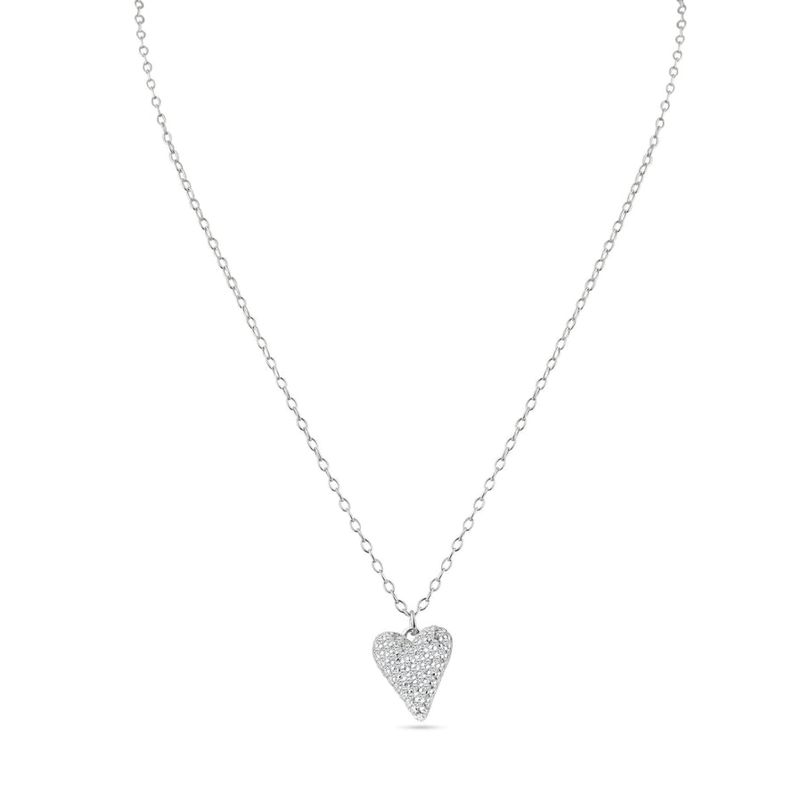 Collar Corazón Micro Pavé en Plata 925 – Brillo que enamora
