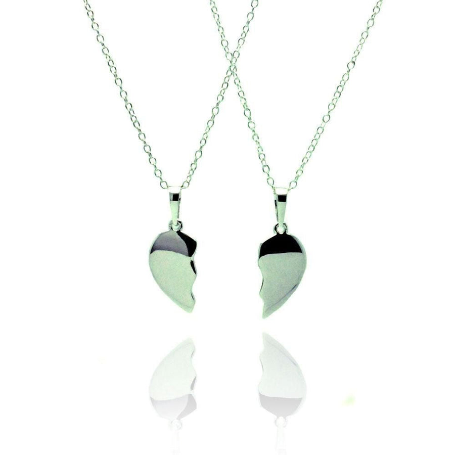 Collar Corazón Roto en Plata 925 – Conexión que se comparte