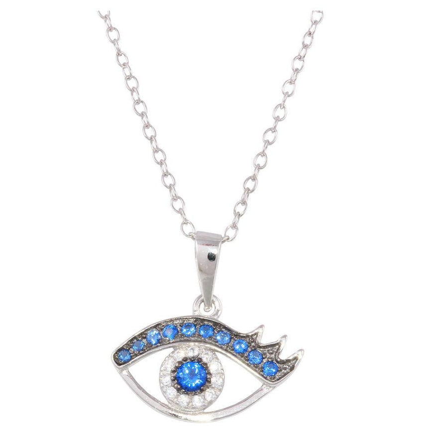 Collar Ojo Turco Pequeño en Plata 925 – Protección sutil