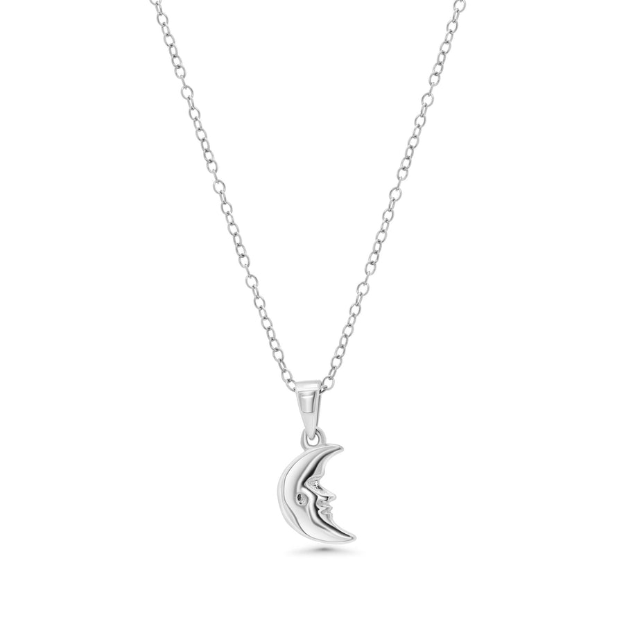 Collar Luna Lisa en Plata 925 – Diseño minimalista