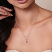Collar Luna Lisa en Plata 925 – Diseño minimalista