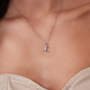 Collar Luna Lisa en Plata 925 – Diseño minimalista