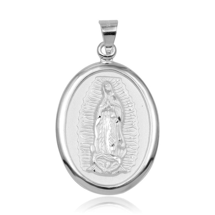 Dije Virgen de Guadalupe en Plata 925 – Fe y tradición brillante