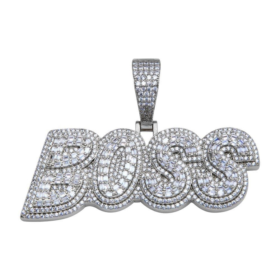 Dije Boss Hip Hop con Circonitas en Plata 925 – Estilo urbano