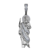 Dije San Judas Hip Hop con Circonitas en Plata 925 – Fuerza y fe